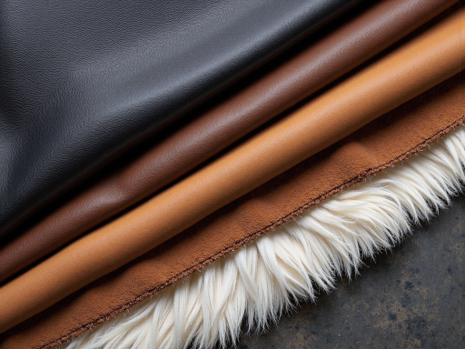 合成皮革产品展示,表面光滑平整,颜色均匀一致